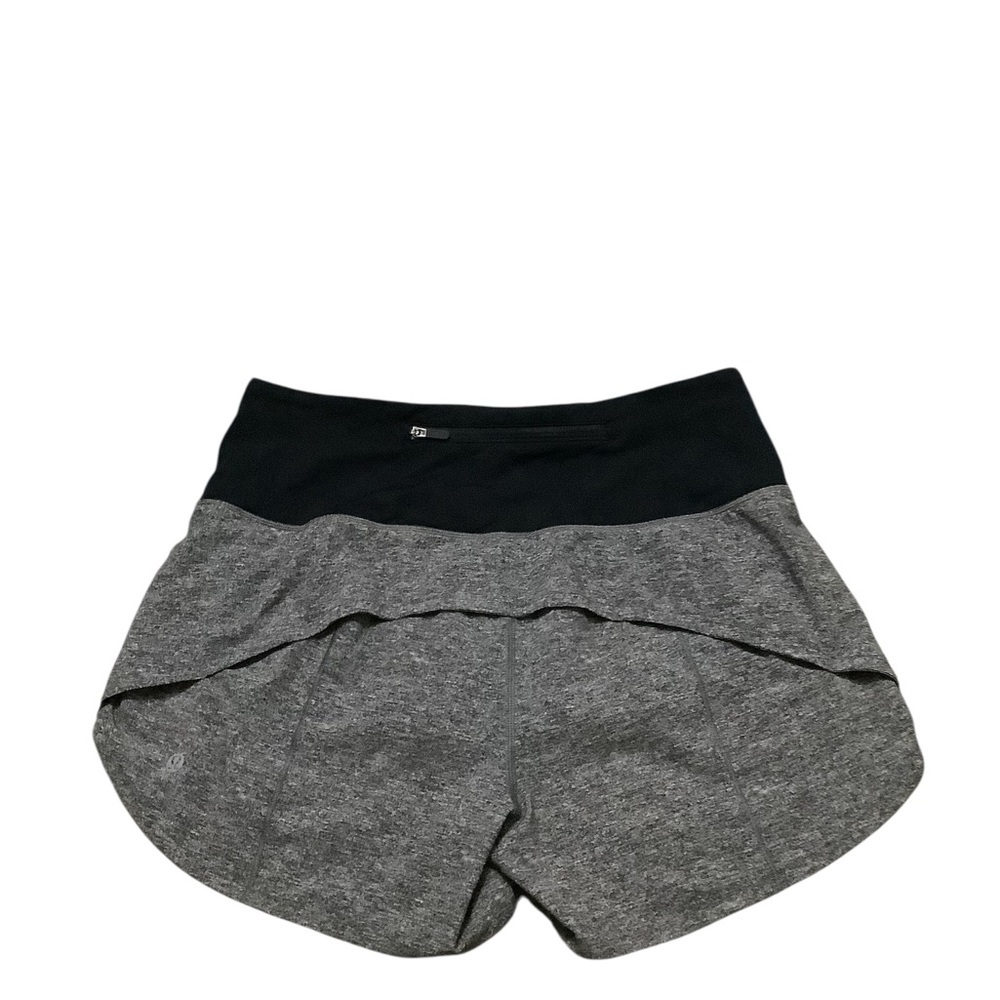 Lululemon Gray speed up  Active Shorts with Black Waistband